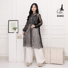 VEST OUTER TILE OZIKO 03452 LD 105 I Vest Outer Kondangan I Vest Fashion Casual