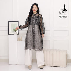 VEST OUTER TILE OZIKO 03452 LD 105 I Vest Outer Kondangan I Vest Fashion Casual