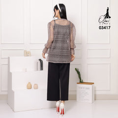 VEST OUTER TILE OZIKO 03417 LD 105 I Vest Kondangan Wanita I Vest Casual Remaja