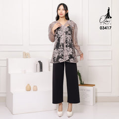 VEST OUTER TILE OZIKO 03417 LD 105 I Vest Kondangan Wanita I Vest Casual Remaja