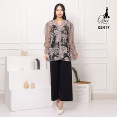 VEST OUTER TILE OZIKO 03417 LD 105 I Vest Kondangan Wanita I Vest Casual Remaja