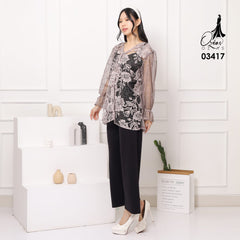 VEST OUTER TILE OZIKO 03417 LD 105 I Vest Kondangan Wanita I Vest Casual Remaja