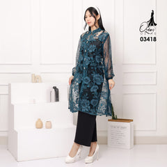 VEST OUTER TILE OZIKO 03418 LD 105 I Vest Kondangan Wanita I Vest Casual Cantik