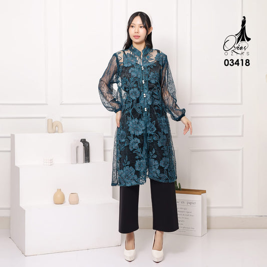 VEST OUTER TILE OZIKO 03418 LD 105 I Vest Kondangan Wanita I Vest Casual Cantik