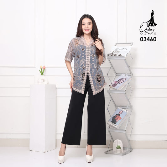 VEST OUTER TILE OZIKO 03460 LD 105 I Vest Outer Tile Oziko I Vest Lebaran Casual