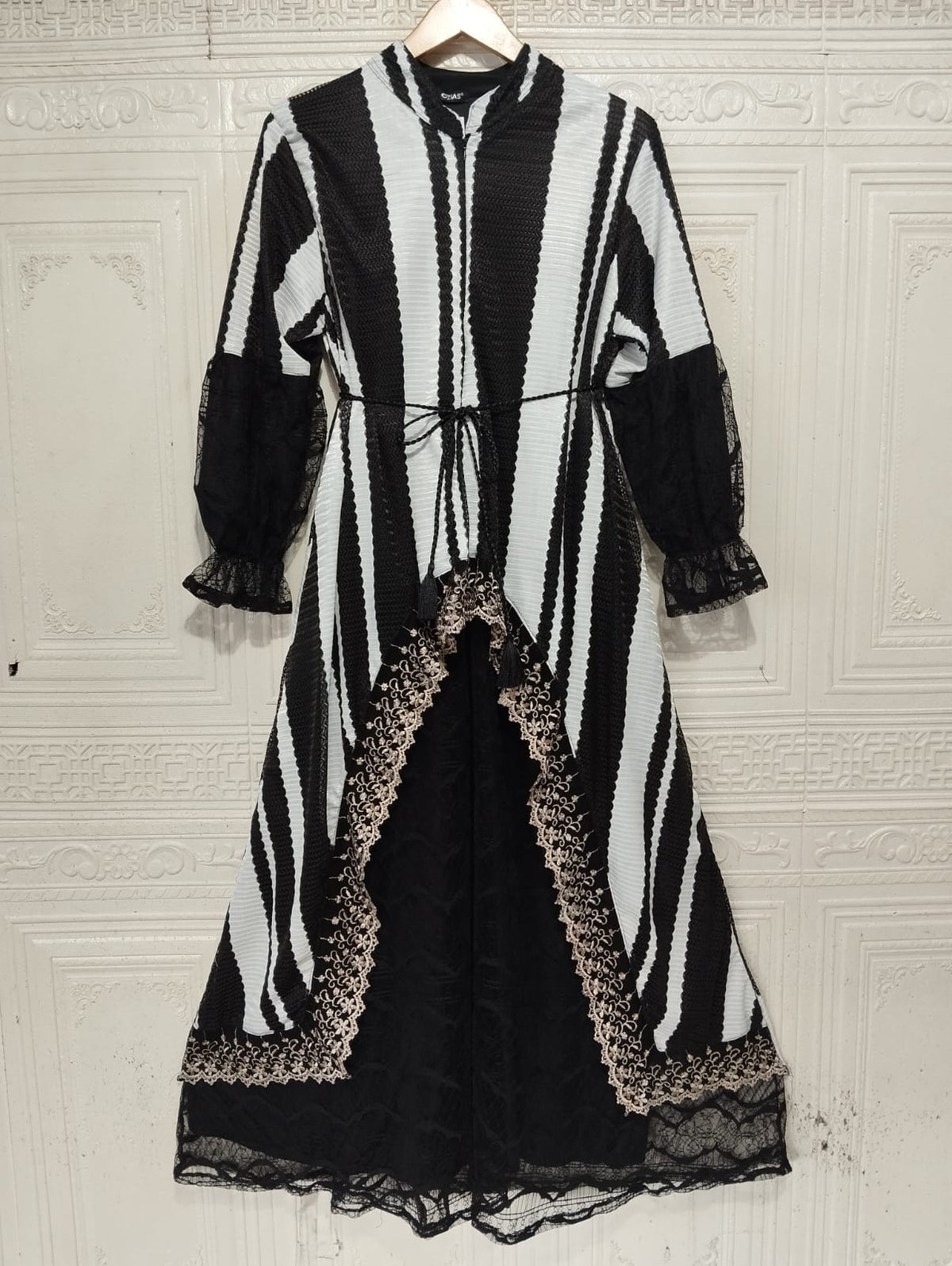 GAMIS OZIAS BROKAT 07409 LD 105 I Gamis Bini Orang I Gamis Fashion Lebaran