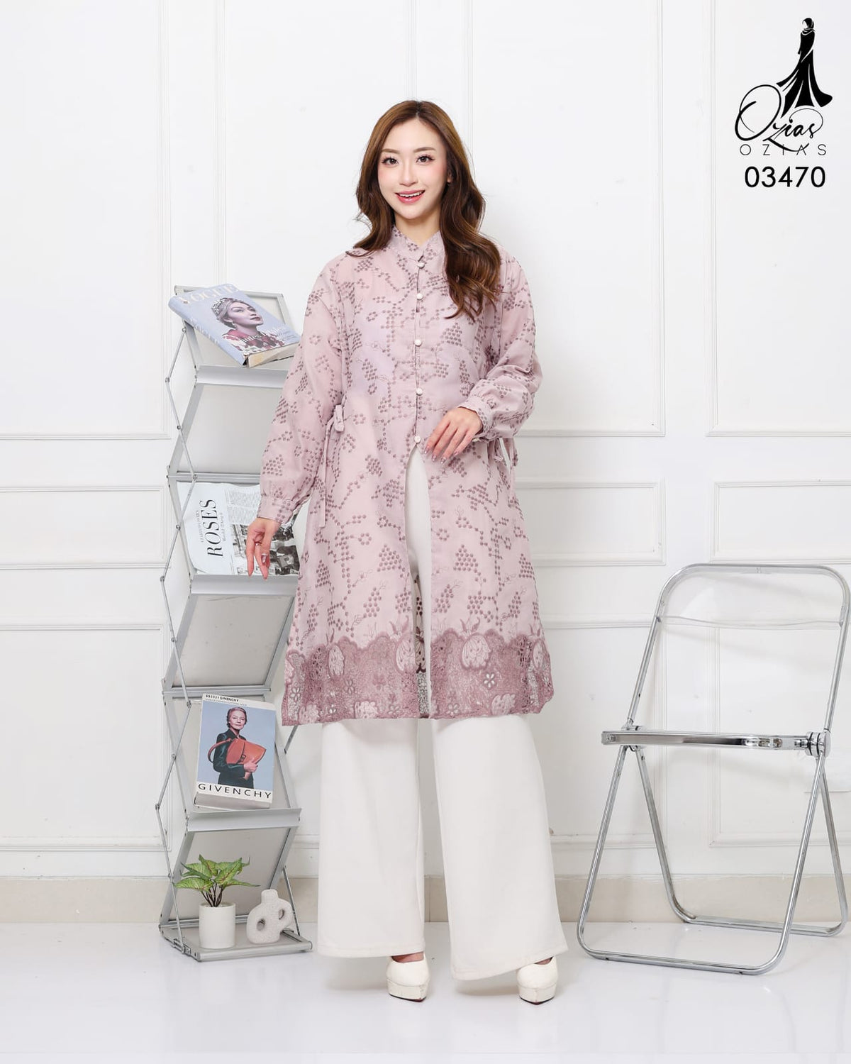 OZIKO VEST OUTER TILE 03470 LD 105