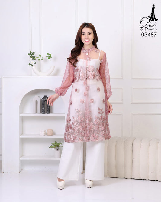 VEST OUTER TILE OZIKO 03487 LD 105 I Outer Kondangan I Outer Mewah