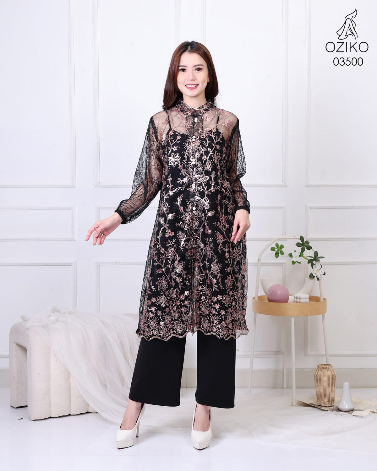OZIKO VEST OUTER TILE 03500 LD 105