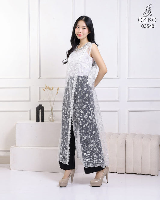 OZIKO VEST OUTER TILE MICROFLOWER 03548 LD 105