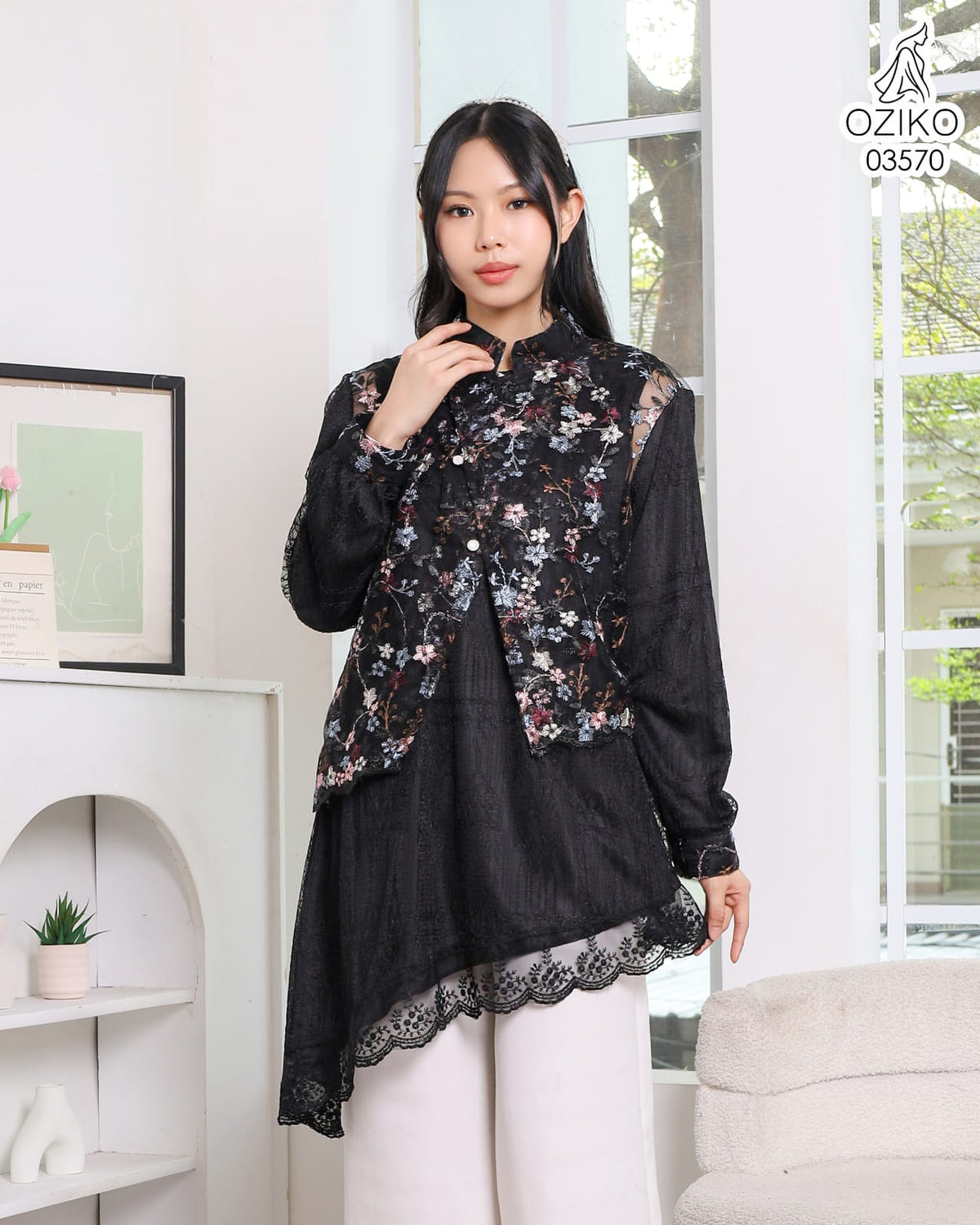 OZIKO VEST OUTER TILE 03570 LD 105
