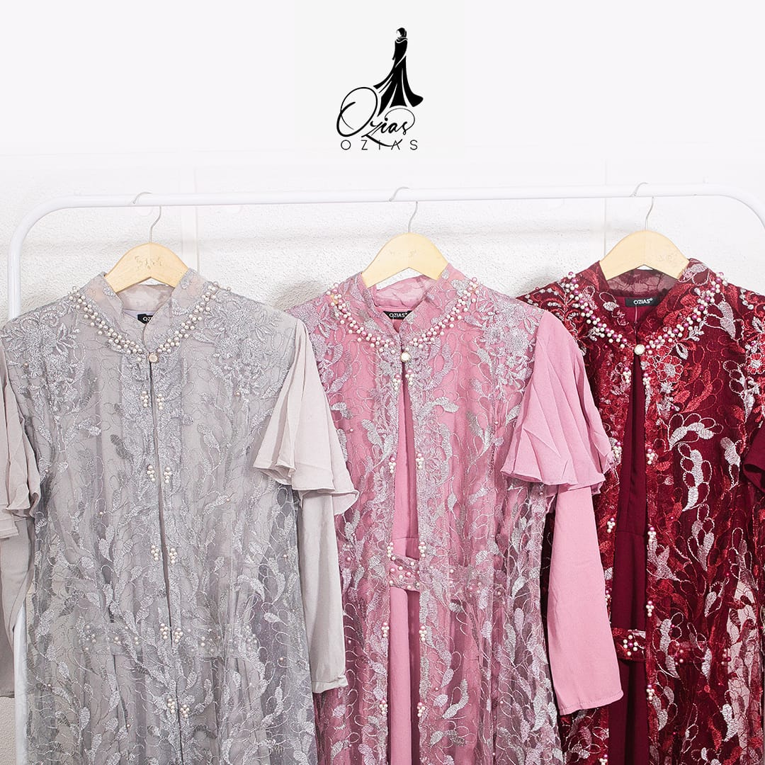 GAMIS OZIAS TILE 03917 LD 105 I Gamis Kondangan Cantik I gamis Fashion Remaja