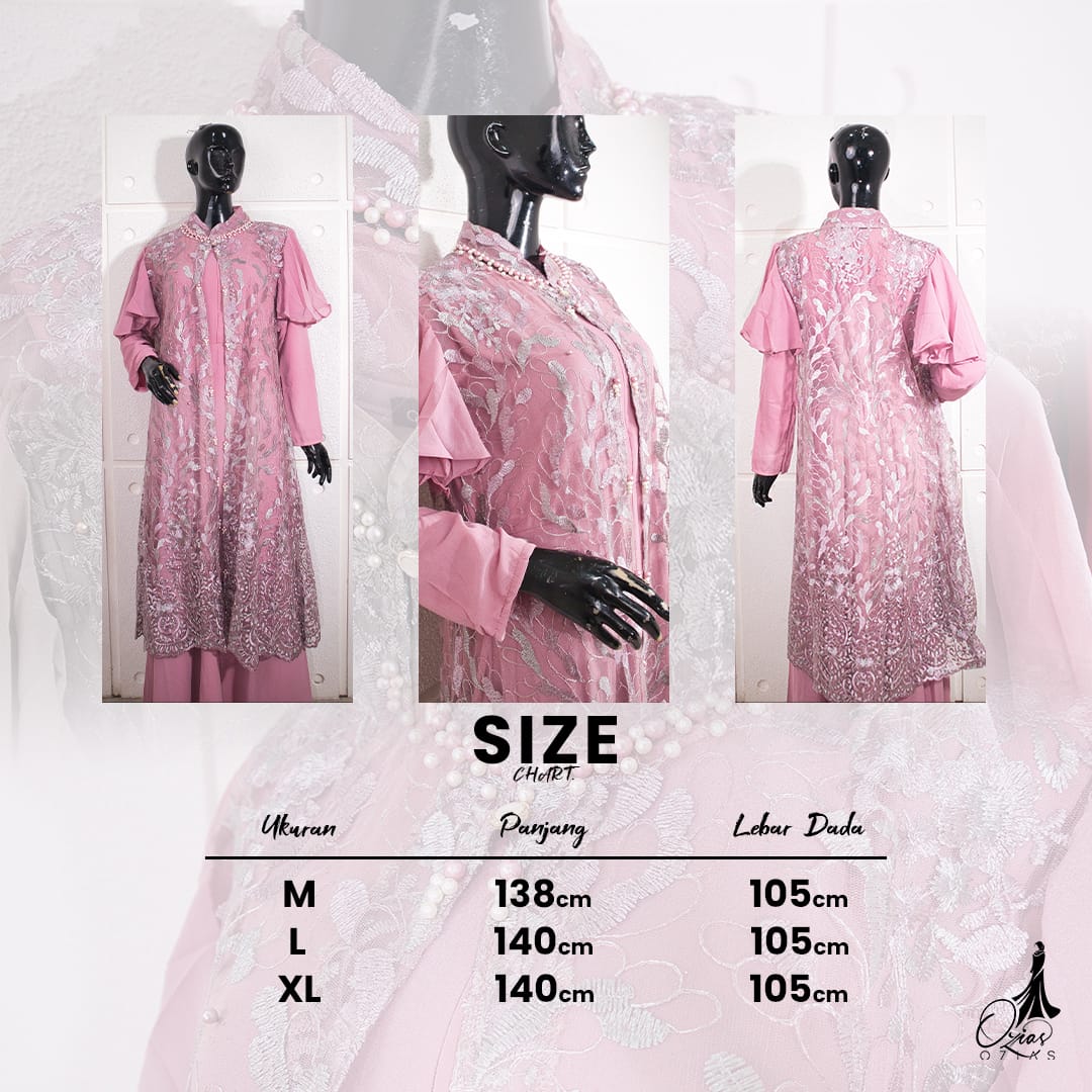 GAMIS OZIAS TILE 03917 LD 105 I Gamis Kondangan Cantik I gamis Fashion Remaja