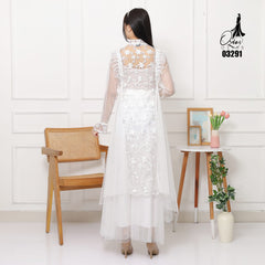 OUTER TILE OZIKO 03291 LD 105 I Gamis Kondangan Wanita I Gamis Fashion Casual