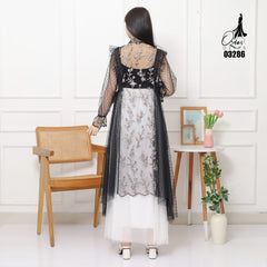 OUTER OZIKO TILE 03286 LD 105 I Gamis Kondangan Wanita I Gamis casual Remaja