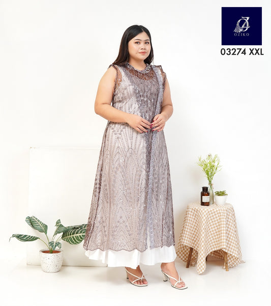 VEST OUTER OZIKO TILE HANA 03221 03277 03279 03265 03255 06434 03261 03273 03274 03260 03252 03235 03167 03278 03261 03271 03268  I Outer Kondangan Muslimah I Luaran Outfit Wanita 2XL
