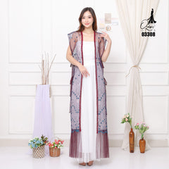 VEST OUTER TILE OZIKO 03308 LD 105 I Outer Kondangan Wanita I Outer Fashion Casual
