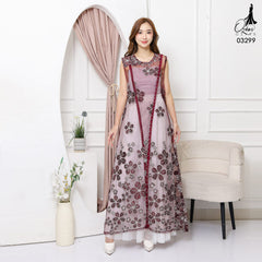 VEST OUTER TILE OZIKO HANA 03299 LD 105 I Outer Kondangan Wanita I Outer Casua Remaja
