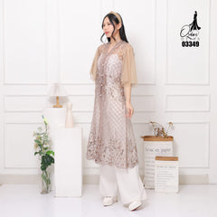 VEST OUTER TILE OZIKO 03349 LD 105 I Outer Kondangan Wanita I Outer Casual Cantik