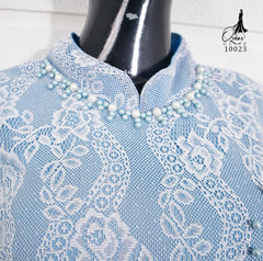 GAMIS OZIAS BROKAT INAYA TEREZA 10023 LD 105 I Gamis Kondangan Cantik I Gamis Casual Muslimah