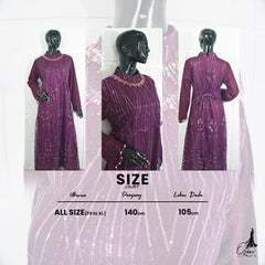GAMIS OZIAS TILE SPANGLE 07272 LD 105 I Gamis Kondangan Wanita I Gamis Fashion Casual