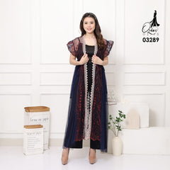 VEST OUTER OZIKO TILE 03289 LD 105 I Outer Kondangan Wanita I Outer Casual Wanita