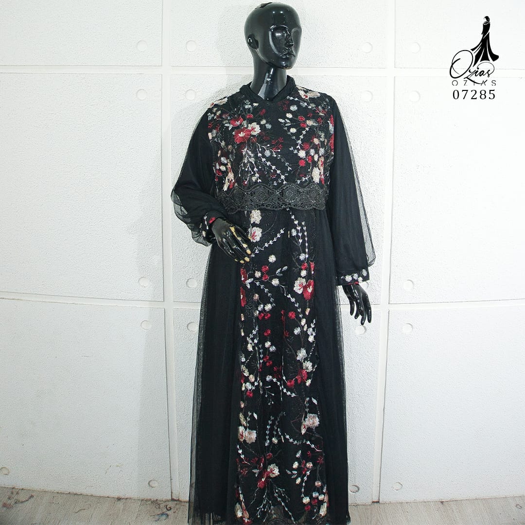 GAMIS OZIAS TILE 07285 LD 105 I Gamis Kondangan Wanita I Gamis Fashion Casual