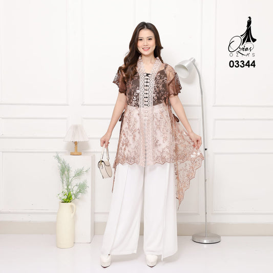 VEST OUTER TILE OZIKO 03344 LD 105 | Outer Pesta Mewah | Outer Tile Wisuda