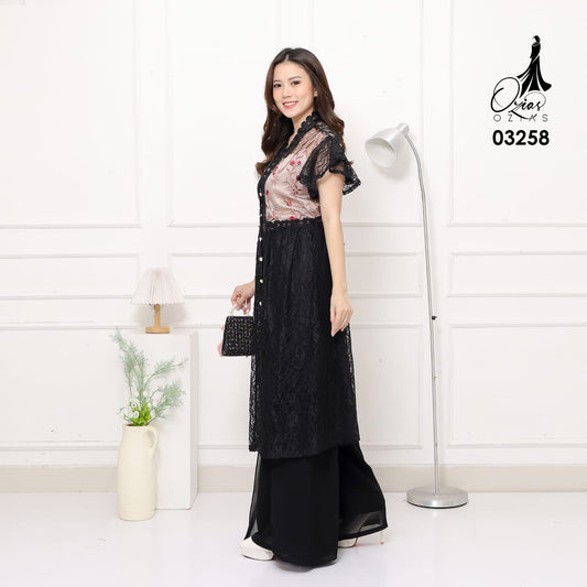 VEST OUTER TILE OZIKO 03258 LD 105 I Outer Kondangan Wanita I Outer Fashion Muslimah