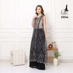 VEST OUTER TILE SPANGLE HANA 03366 LD 105 I Outer Kondangan Wanita I Outer Formal Remaja