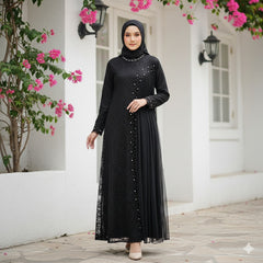 GAMIS INAYA AZURA OZIAS 09962 I Gamis Pesta Kondangan I Gamis wisuda Muslimah I Jumbo 5XL