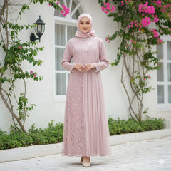 GAMIS INAYA AZURA OZIAS 09962 I Gamis Pesta Kondangan I Gamis wisuda Muslimah I Jumbo 5XL