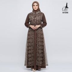 OZIAS Gamis Tile 07296 LD 105 I Gamis Kondangan Wanita I Gamis Fashion Casual