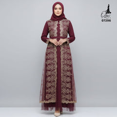 OZIAS Gamis Tile 07296 LD 105 I Gamis Kondangan Wanita I Gamis Fashion Casual