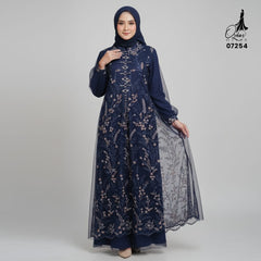 GAMIS OZIAS TILE 07254 LD 105 I Gamis Kondangan Wanita I Gamis Casual Formal