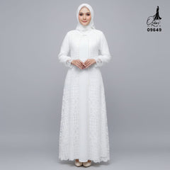 GAMIS OZIAS BROKAT FIMELA 09469 LD 105 120 140 I Fashion Muslimah Hijab I Gamis Kondangan Simpel Nyaman Panjang Santai Dress 2XL 4XL