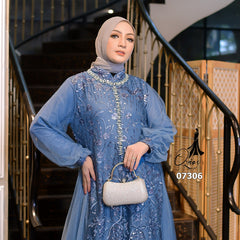 GAMIS OZIAS TILE 07306 LD 105 I Gamis Kondagan Wanita I Gamis FAshion Casual
