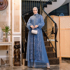 GAMIS OZIAS TILE 07306 LD 105 I Gamis Kondagan Wanita I Gamis FAshion Casual