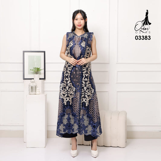 VEST OUTER OZIKO TILE HANA SULTAN 03383 LD 105 I Outer Kondangan Wanita I Outer Casual Fashion