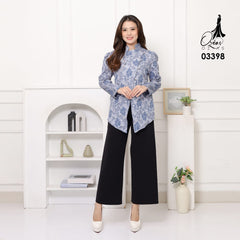 OZIKO Vest Outer Fukuro Jacquard 03398 LD 105 I Outer Kondangan Wanita I Outer Casual Remaja