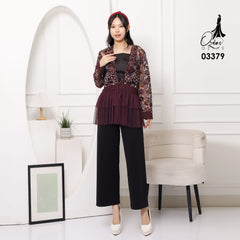 OZIKO Vest Outer Tile 03379 LD 105  I Outer Kondangan Wanita Lebaran I Outer Casual Remaja.