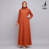 GAMIS OZIAS BROKAT FIMELA 09933 LD 105 120 140 I Gamis Kondangan Jumbo I Fashion Muslimah I Jumbo 2XL 4XL