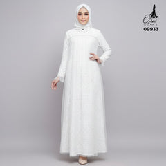 GAMIS OZIAS BROKAT FIMELA 09933 LD 105 120 140 I Gamis Kondangan Jumbo I Fashion Muslimah I Jumbo 2XL 4XL