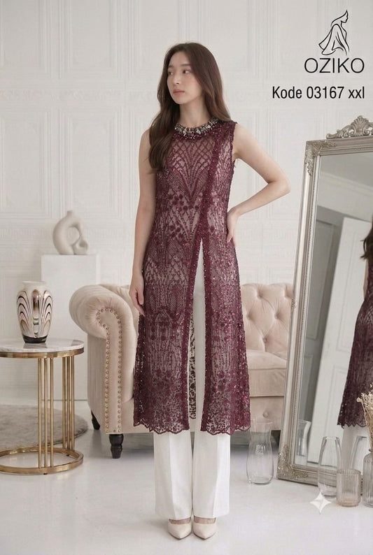 OZIKO VEST OUTER TILE HANA 03167