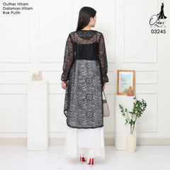 VEST OUTER TILE OZIKO 03245 LD 105 I Outer Kondangan Wanita I Outer Fashion Casual