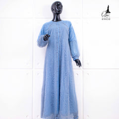 GAMIS OZIAS BROKAT GARDEN LACE 09830 LD 105 I Gamis Premium Simpel l Busana Muslimah Busui Friendly Nyaman Panjang Wanita Santai Mewah