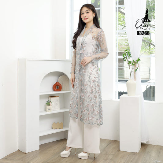 VEST OUTER TILE 03266 LD 105 I Outer Kondangan Wanita I Outer Fashion Kondangan