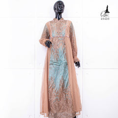 GAMIS OZIAS TILE PREMIUM 09409 LD 105 I Gamis Pesta Remaja I Gamis Wanita Muslimah Nyaman Panjang Fit Mewah Dress Lebaran