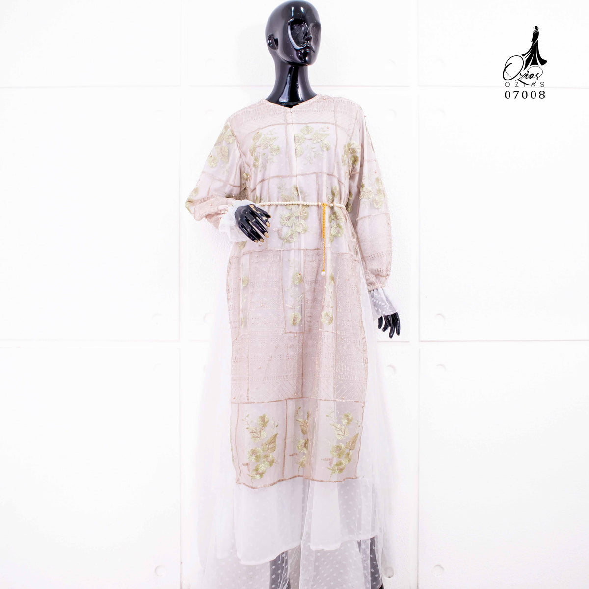 GAMIS OZIAS TILE PREMIUM 07008 LD 105 I Gamis Cantik Busui Friendly Muslim Nyaman