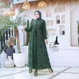 GAMIS OZIAS TILE 07103 LD 105 120 140 150 I Gamis Kondangan Wanita I Gamis Wisuda Mewah